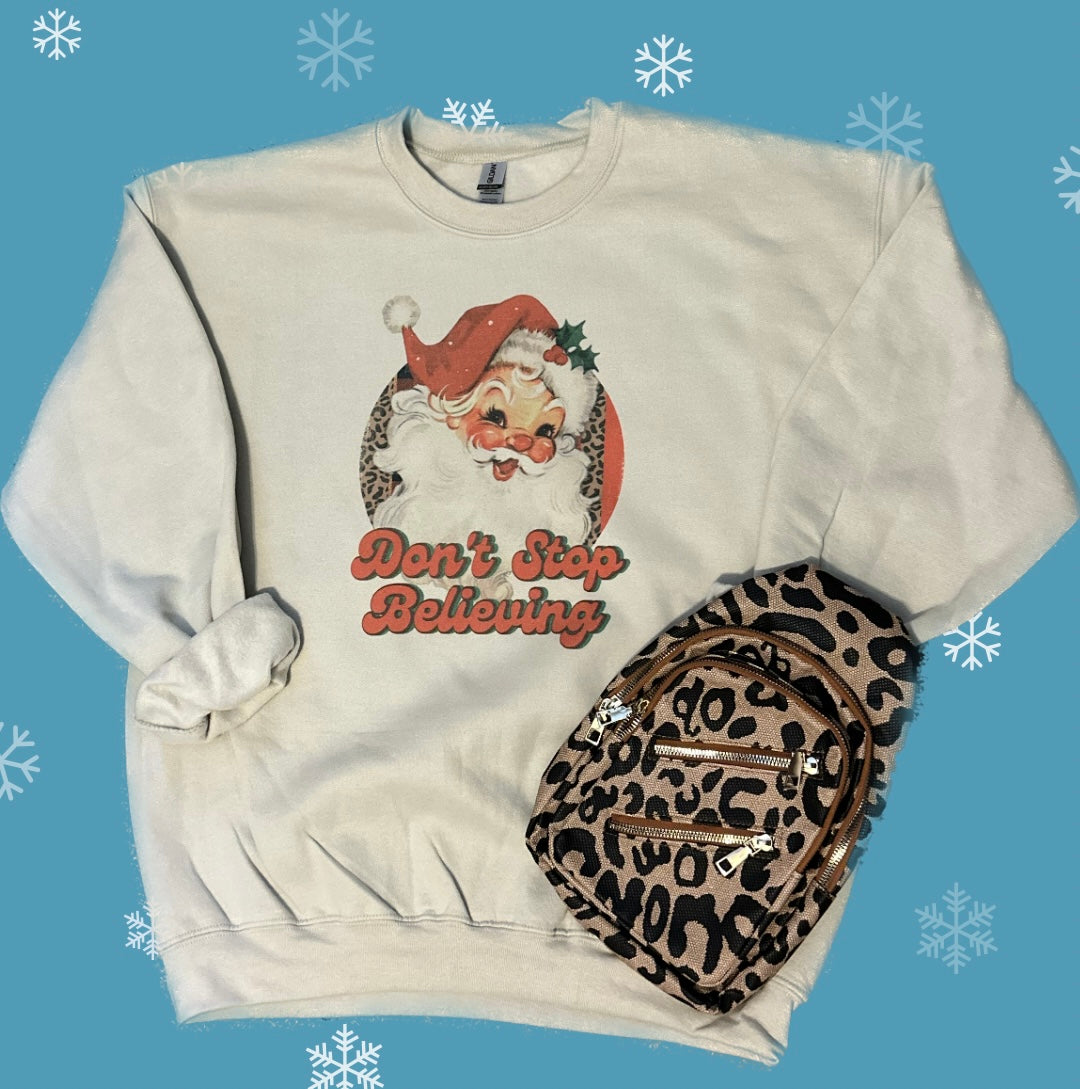 DON’T STOP BELIEVING CREWNECK