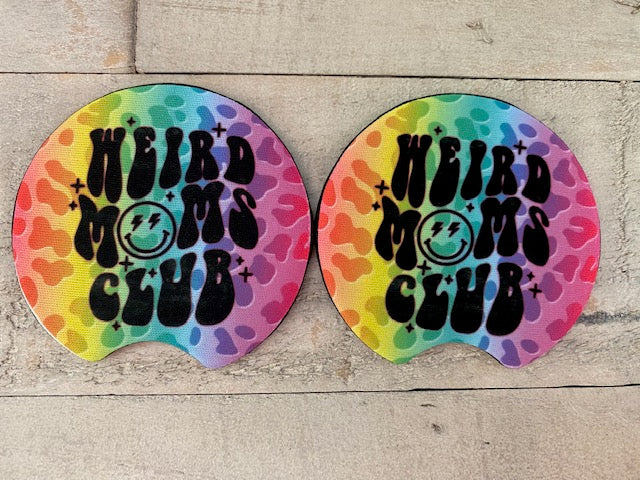 WEIRD MOMS CLUB CAR COASTERS