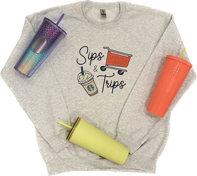 SIPS N TRIPS CREWNECK