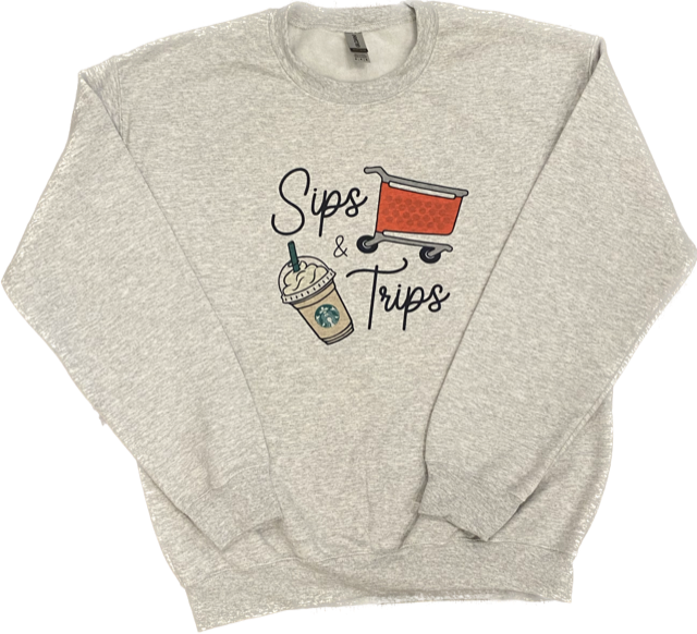 SIPS N TRIPS CREWNECK