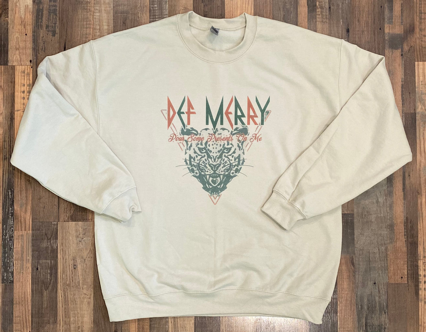 POUR SOME PRESENTS ON ME CREWNECK