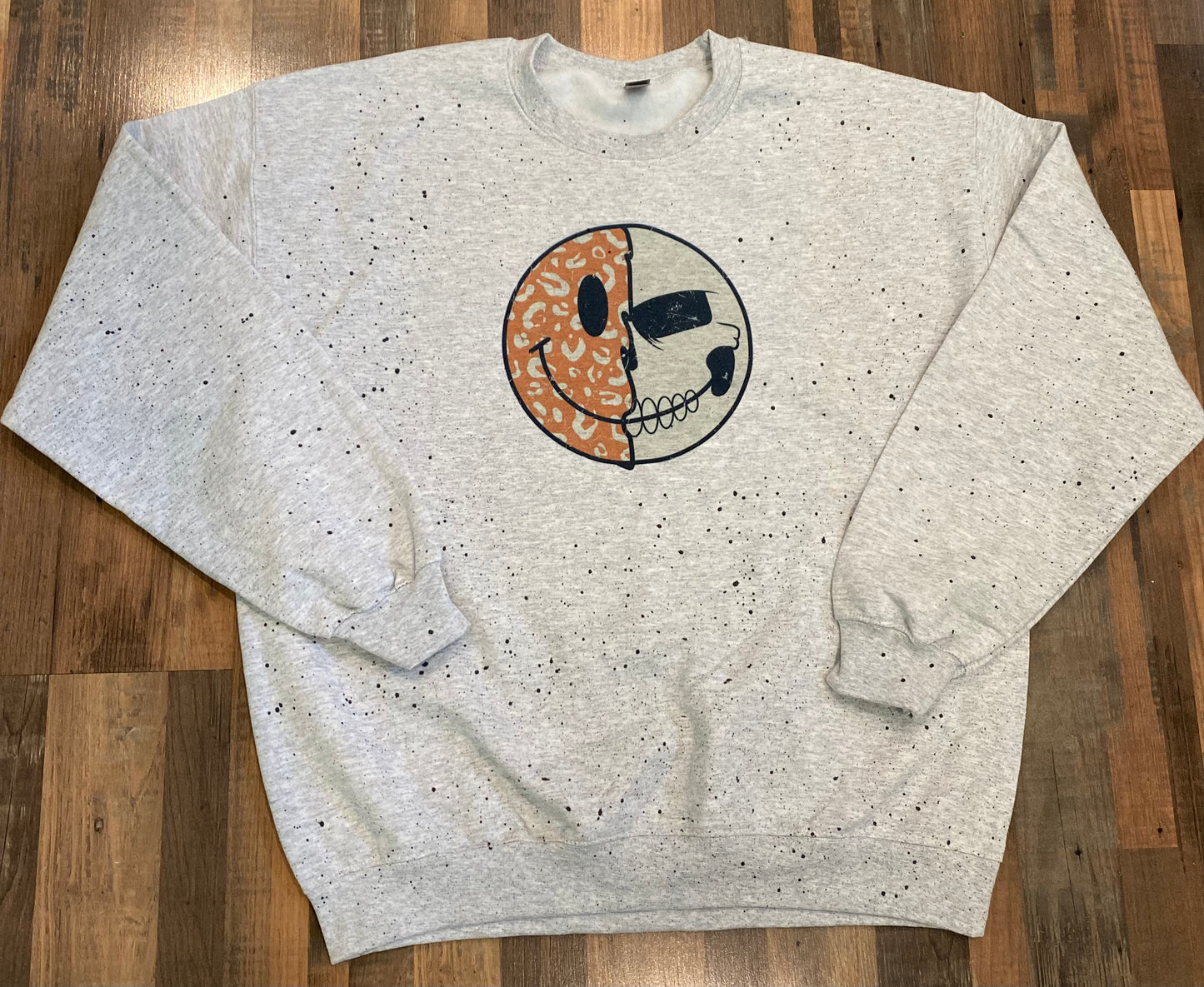 SPLATTER SKELETON CREWNECK