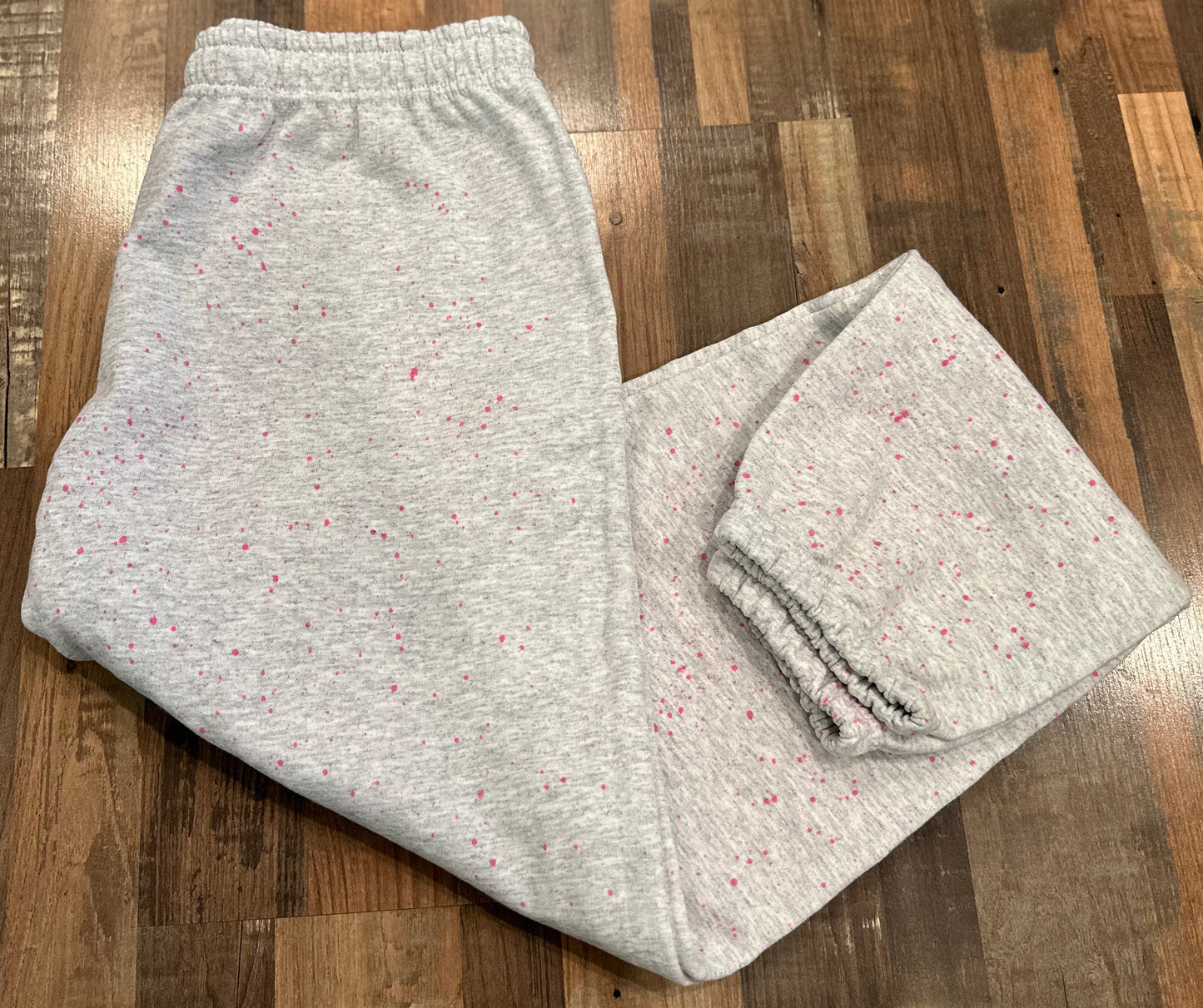 PINK SPLATTER SWEATPANTS