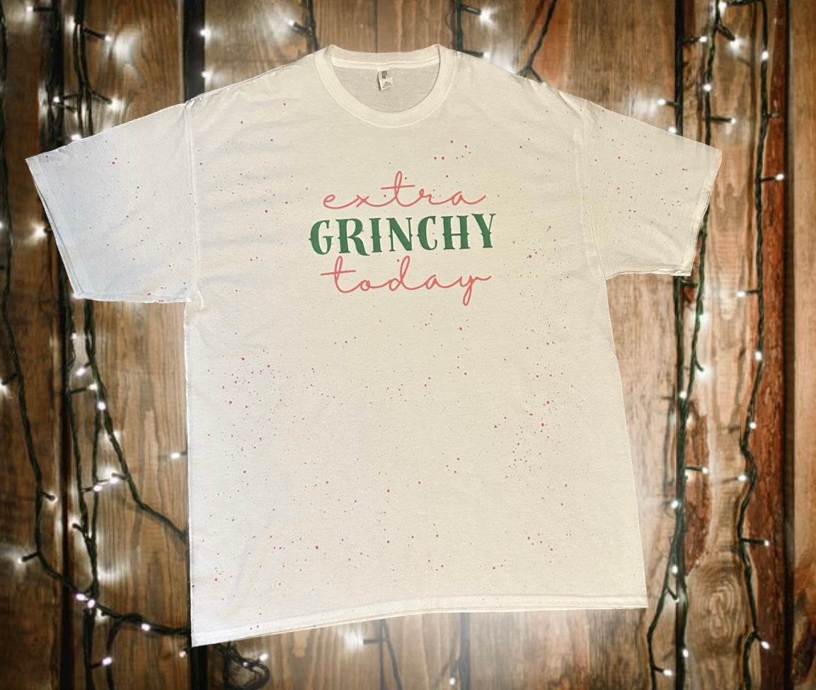 EXTRA GRINCHY TODAY SPLATTER TEE