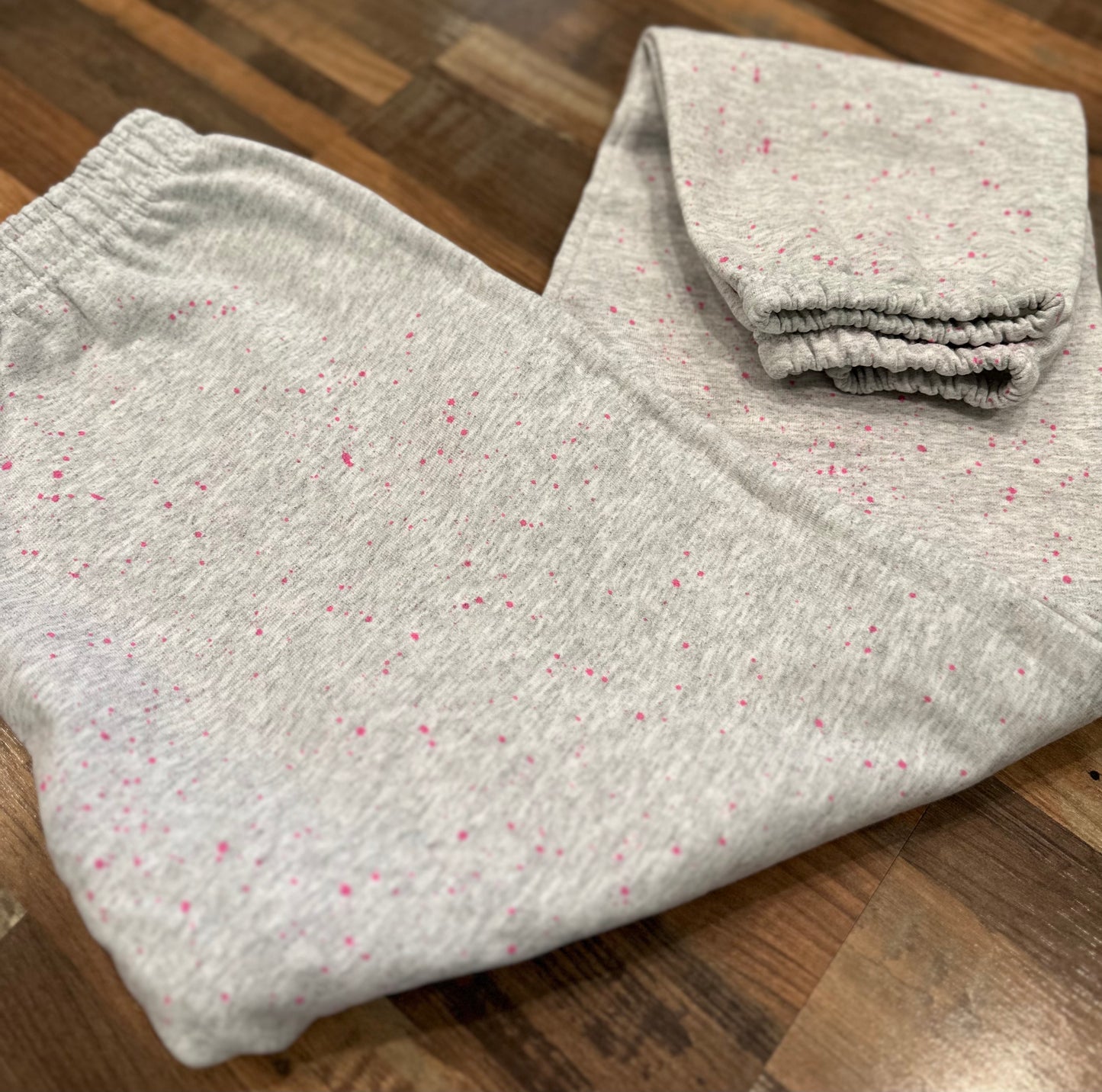 PINK SPLATTER SWEATPANTS