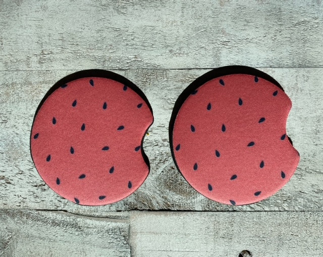 WATERMELON SEEDS CAR COASTER